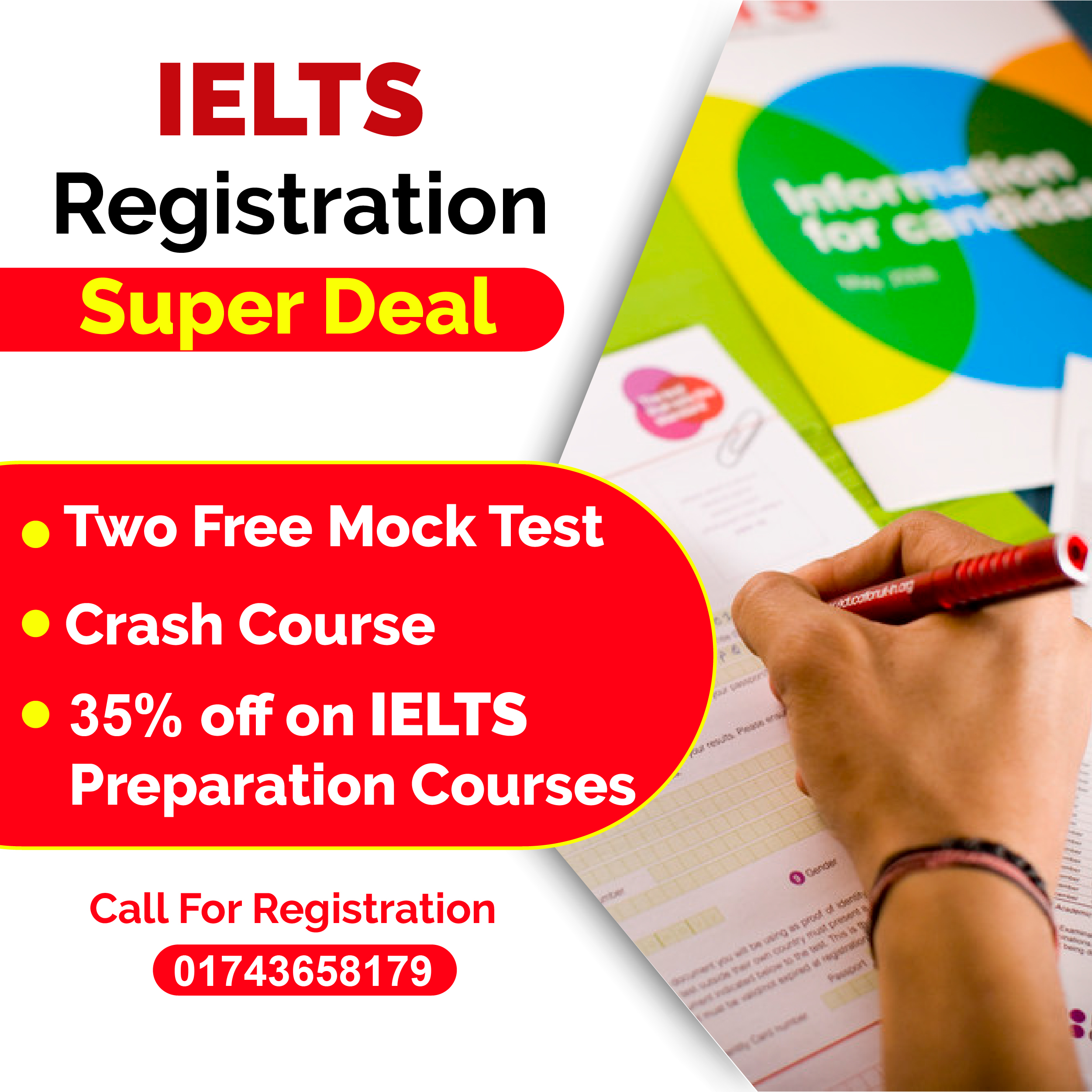IELTS Registration Super Deal